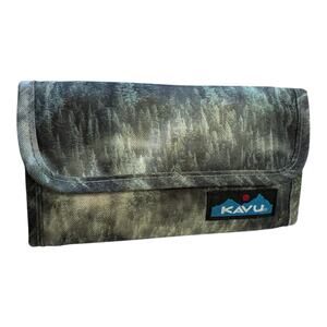 KAVU Mondo Spender trifold wallet in the Ocean Storm pattern.